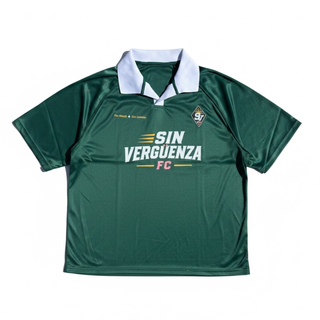 Sin Vergüenza FC - Green Soccer Jersey