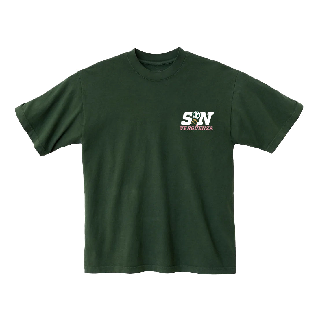 Sin Vergüenza FC - Green Oversized Tee